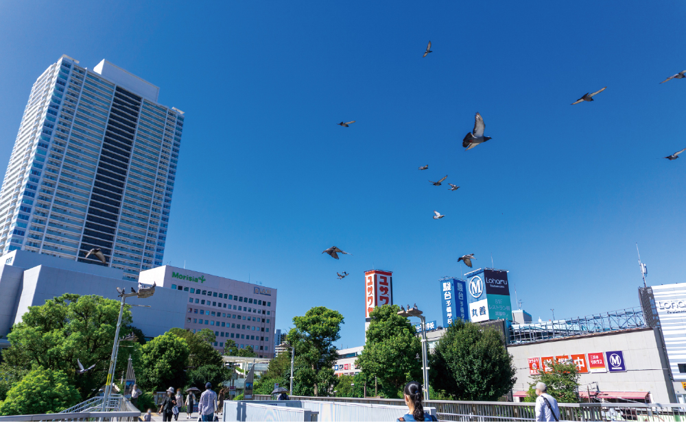 「津田沼」駅駅前